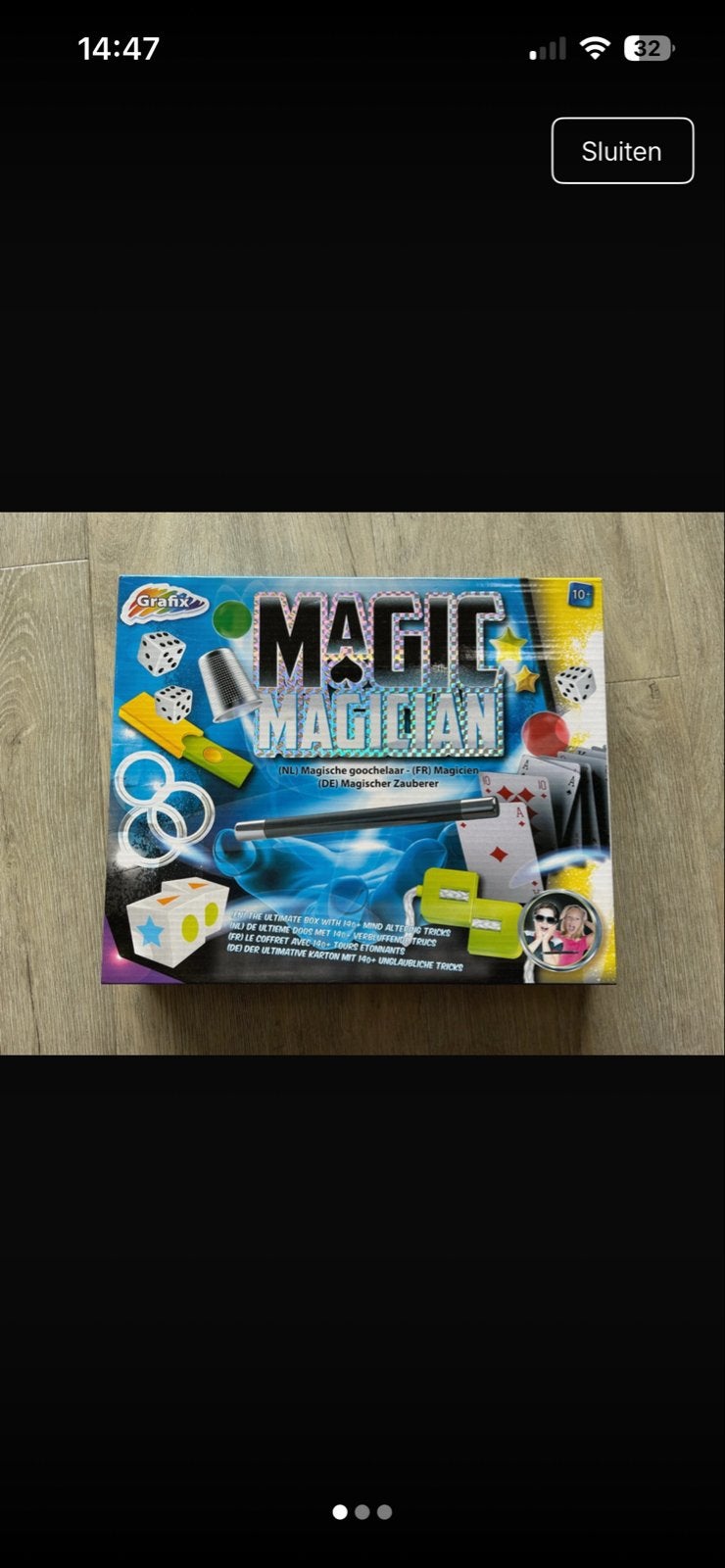 Grankids Magic Magician Goocheldoos, Ophalen of Verzenden, Zo goed als nieuw, Jongen of Meisje
