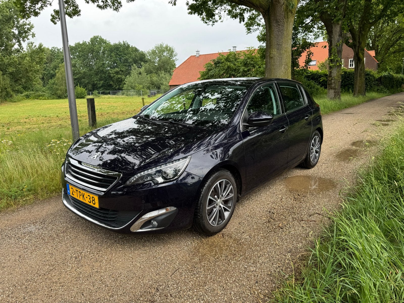 Peugeot 308 1.6 2014 blauw, Auto's, Peugeot, Voorwielaandrijving, 450 kg, 40 €/maand, 1199 cc