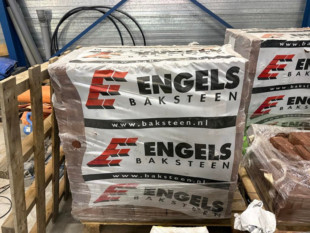 Engels Baksteen la Meuse gesinterd 2500stuks, Doe-het-zelf en Verbouw, Metselstenen, Ophalen, Nieuw, Bakstenen