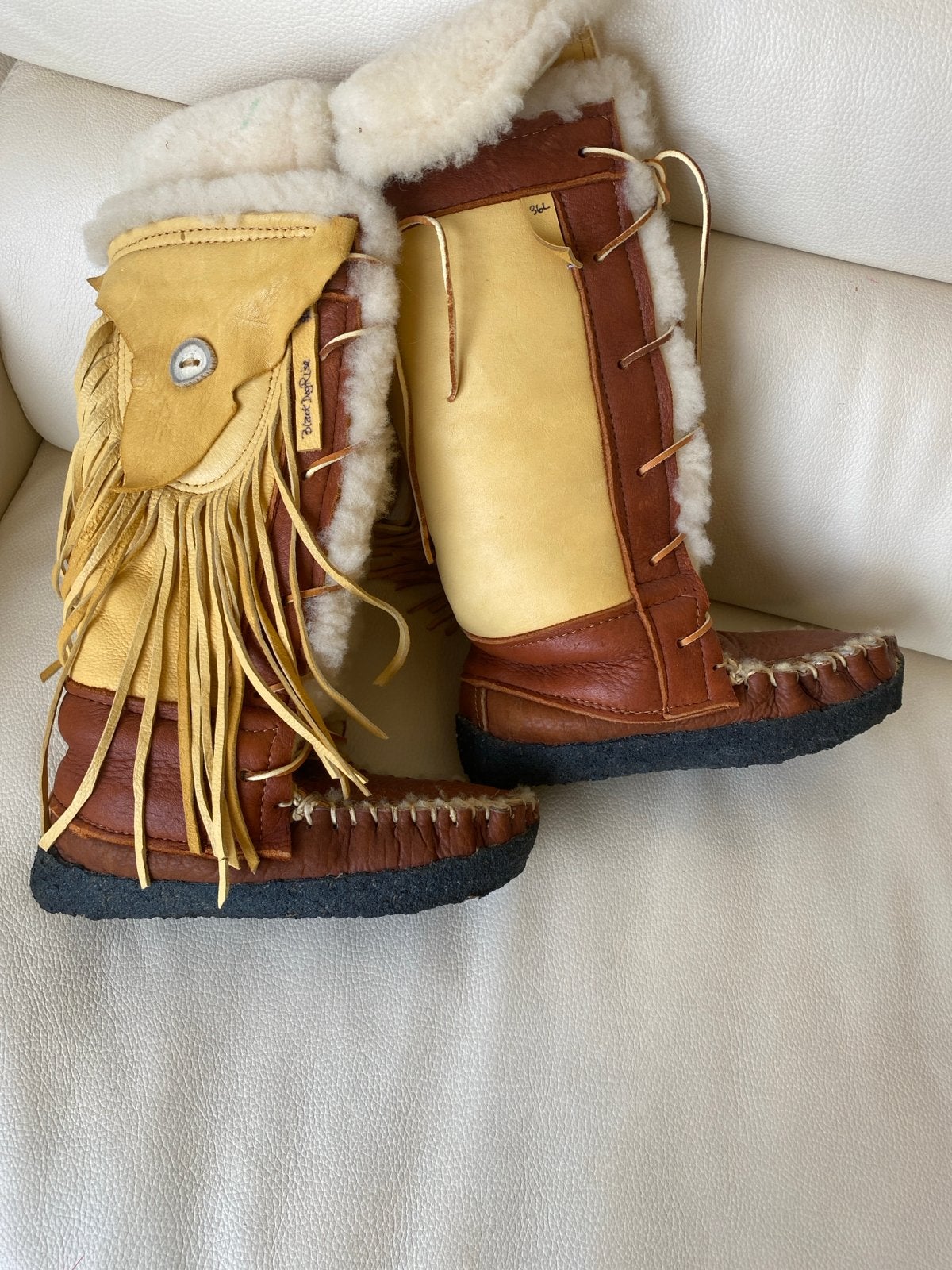 Moccasin laarzen / herfst winter, Kleding | Dames, Schoenen, Ophalen of Verzenden