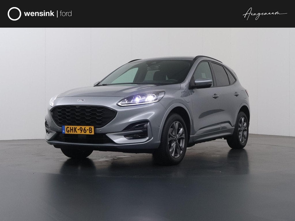 Ford Kuga 2.5 PHEV ST-Line X | Trekhaak | Winterpakket | Cru, Auto's, Ford, 14 kWh, Gebruikt, 4 cilinders, Leder en Stof