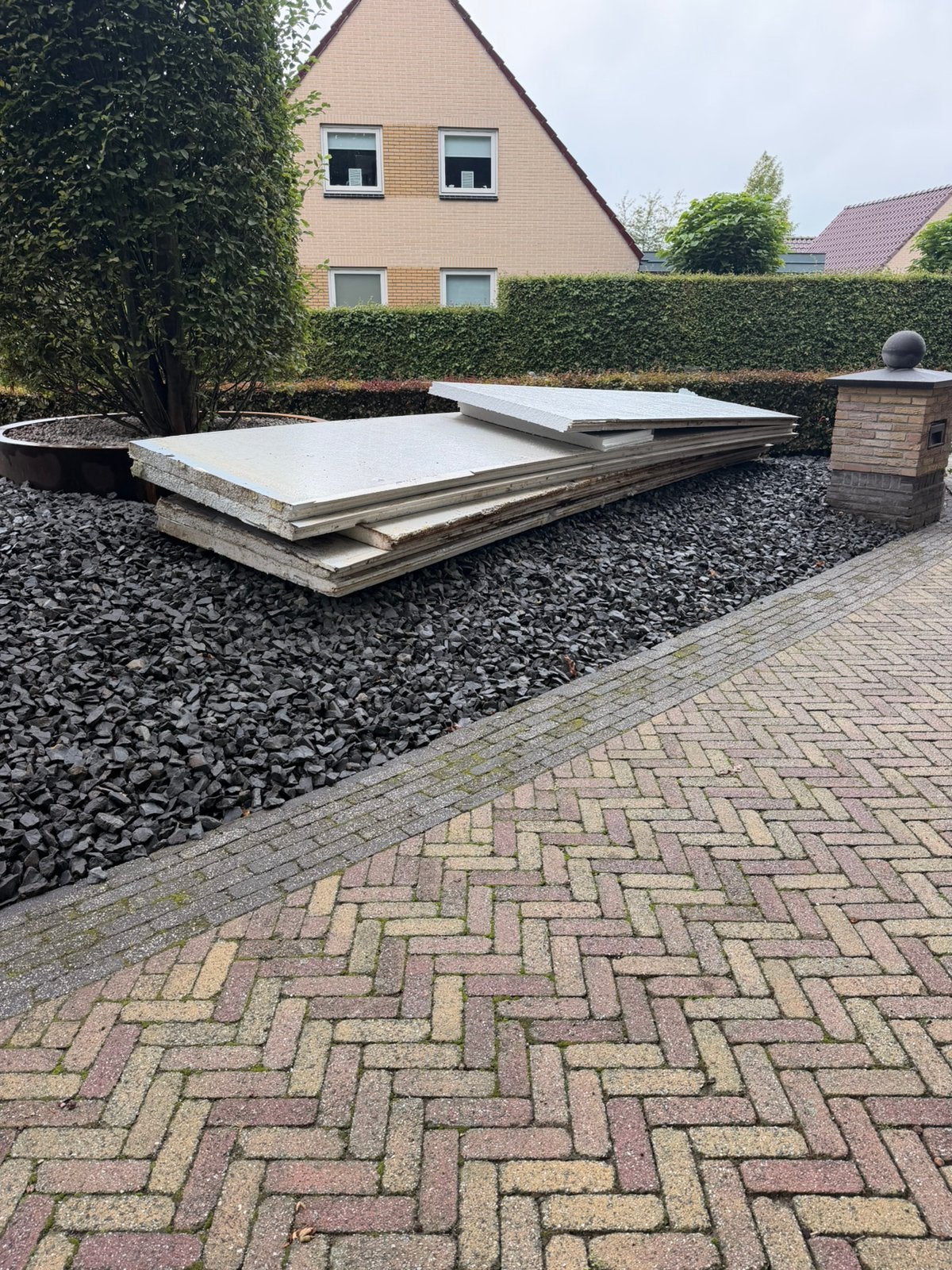 Gratis pir piepschuim isolatie Tempex 80mm 120cm x 600cm 5x, Ophalen of Verzenden, Zo goed als nieuw, 15 m² of meer, Piepschuim (Tempex)