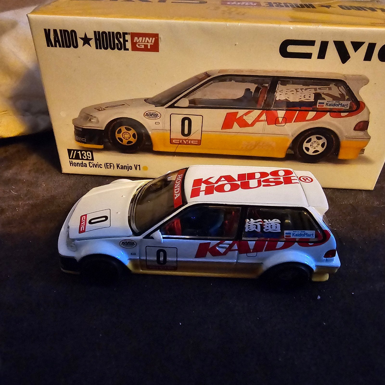 Honda Civic (EF) Kanjo V1 Kaido House Mini GT, Overige merken, Onbekend adres, gelieve zelf te controleren, 1:50 of kleiner, Auto
