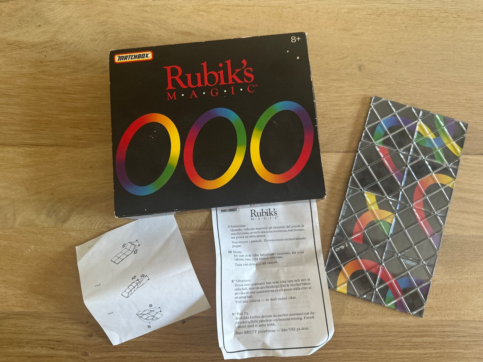 Rubik's Magic Puzzel - Matchbox Editie 1986, Ophalen of Verzenden, Gebruikt, Jongen of Meisje