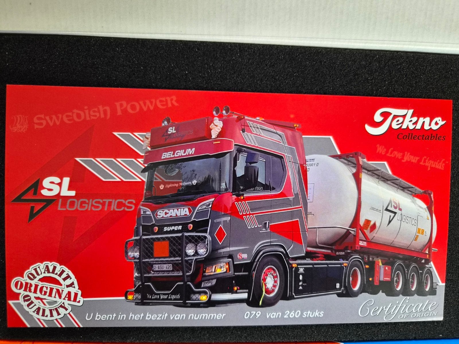 Tekno SL logistics, Hobby en Vrije tijd, Ophalen of Verzenden, Zo goed als nieuw, Bus of Vrachtwagen, Tekno
