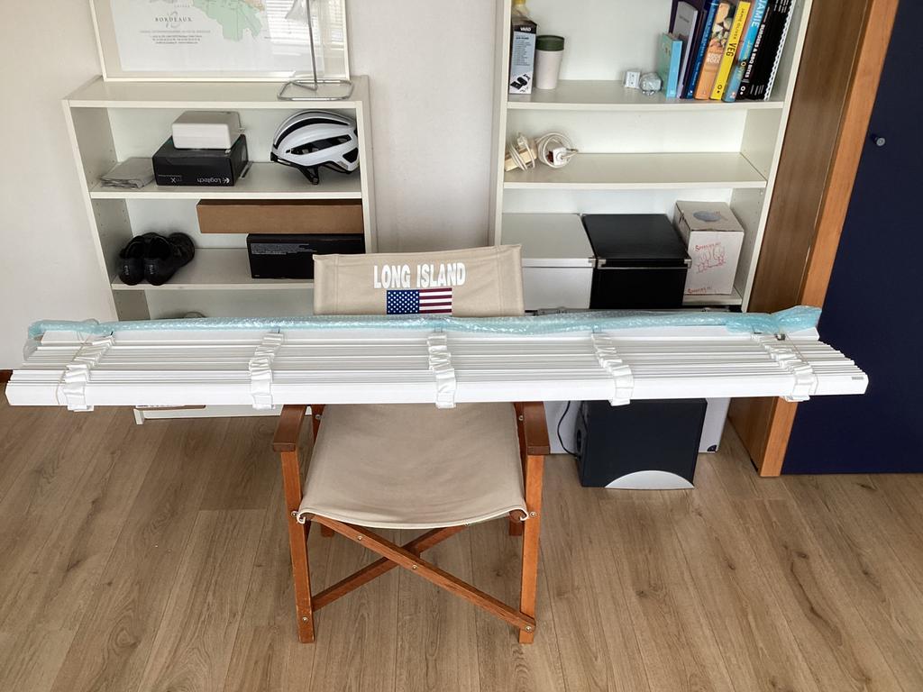 Nieuwe houten lamellen. Kleur wit., Ophalen, Nieuw
