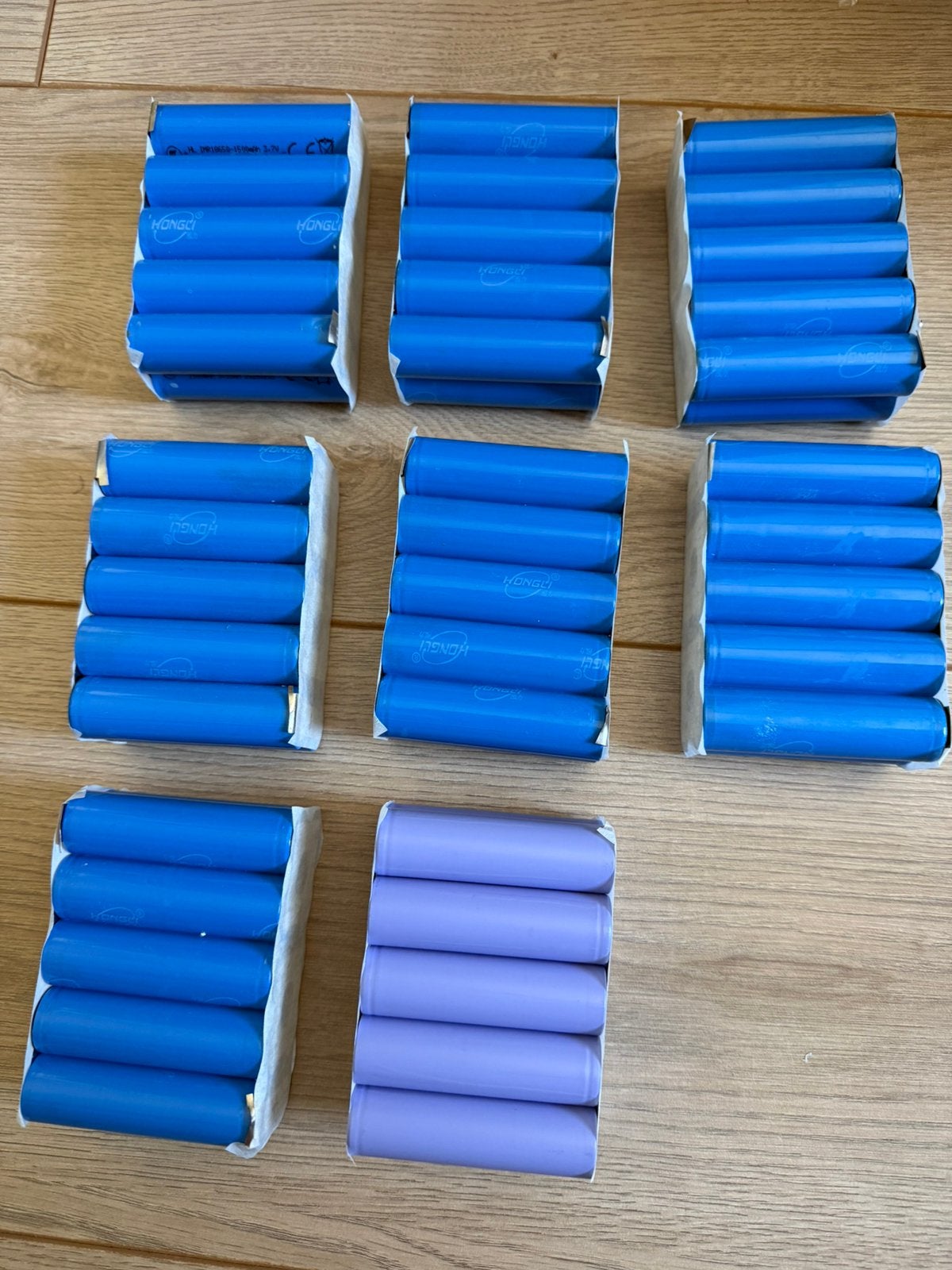 8 accu packs 18650 lithium ion, Ophalen of Verzenden, Nieuw