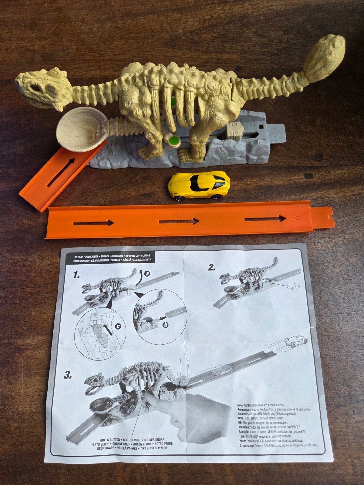 Hot Wheels Dino set, Ophalen of Verzenden, Zo goed als nieuw
