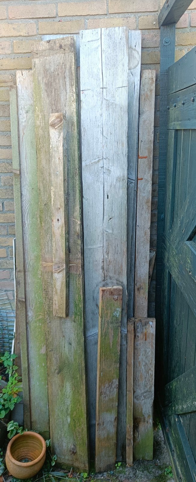 steigerhout. gratis op te halen, Ophalen