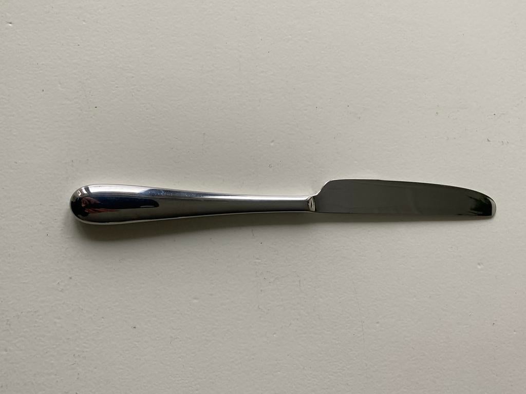 Alessi dinermes - tafelmes, Ophalen of Verzenden, Zo goed als nieuw, Rvs of Chroom, Vaatwasserbestendig