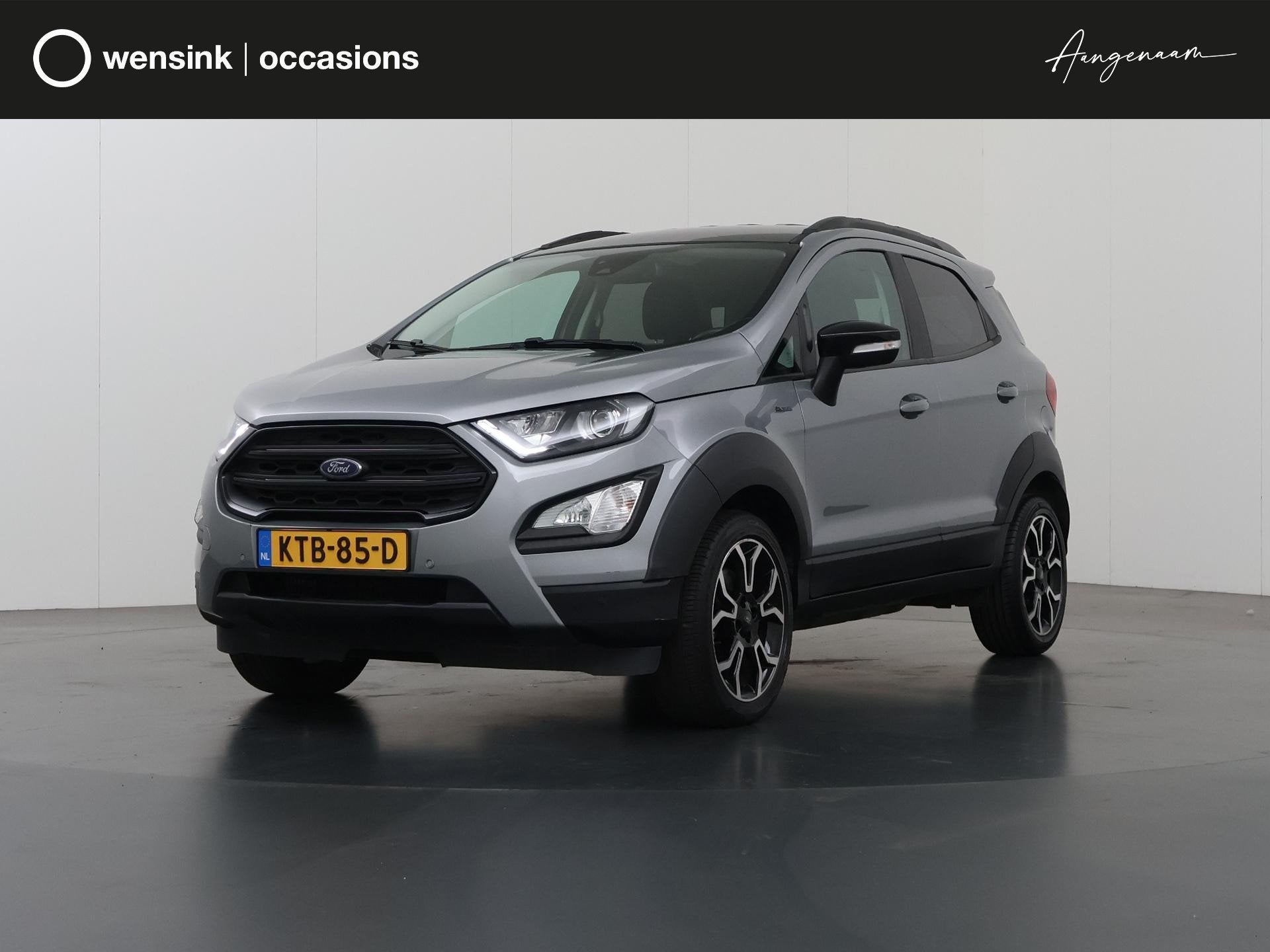 Ford EcoSport 1.0 EcoBoost Active | Camera | Lederen Bekledi, Auto's, Voorwielaandrijving, Dealer onderhouden, 125 pk, Gebruikt