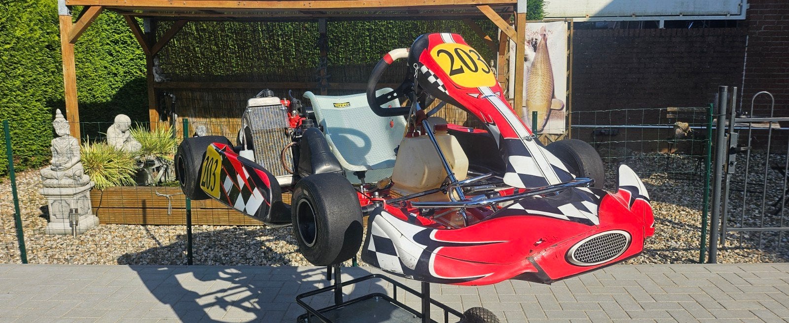 rotax max senior kart, Ophalen, Gebruikt, Kart