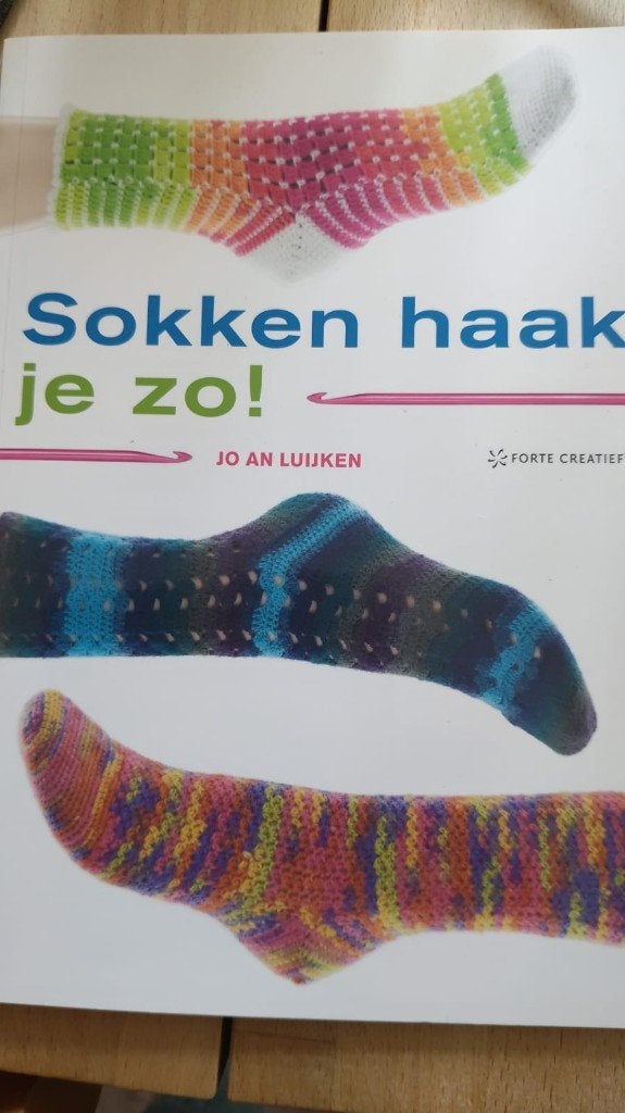 sokken haak je zo, Ophalen of Verzenden, Zo goed als nieuw, Overige onderwerpen