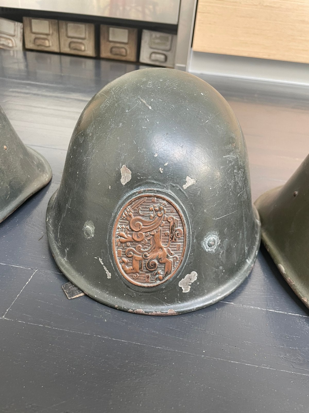 Helm nederlandse leger 1932, Verzamelen, Militaria | Tweede Wereldoorlog, Verzenden, Nederland, Helm of Baret