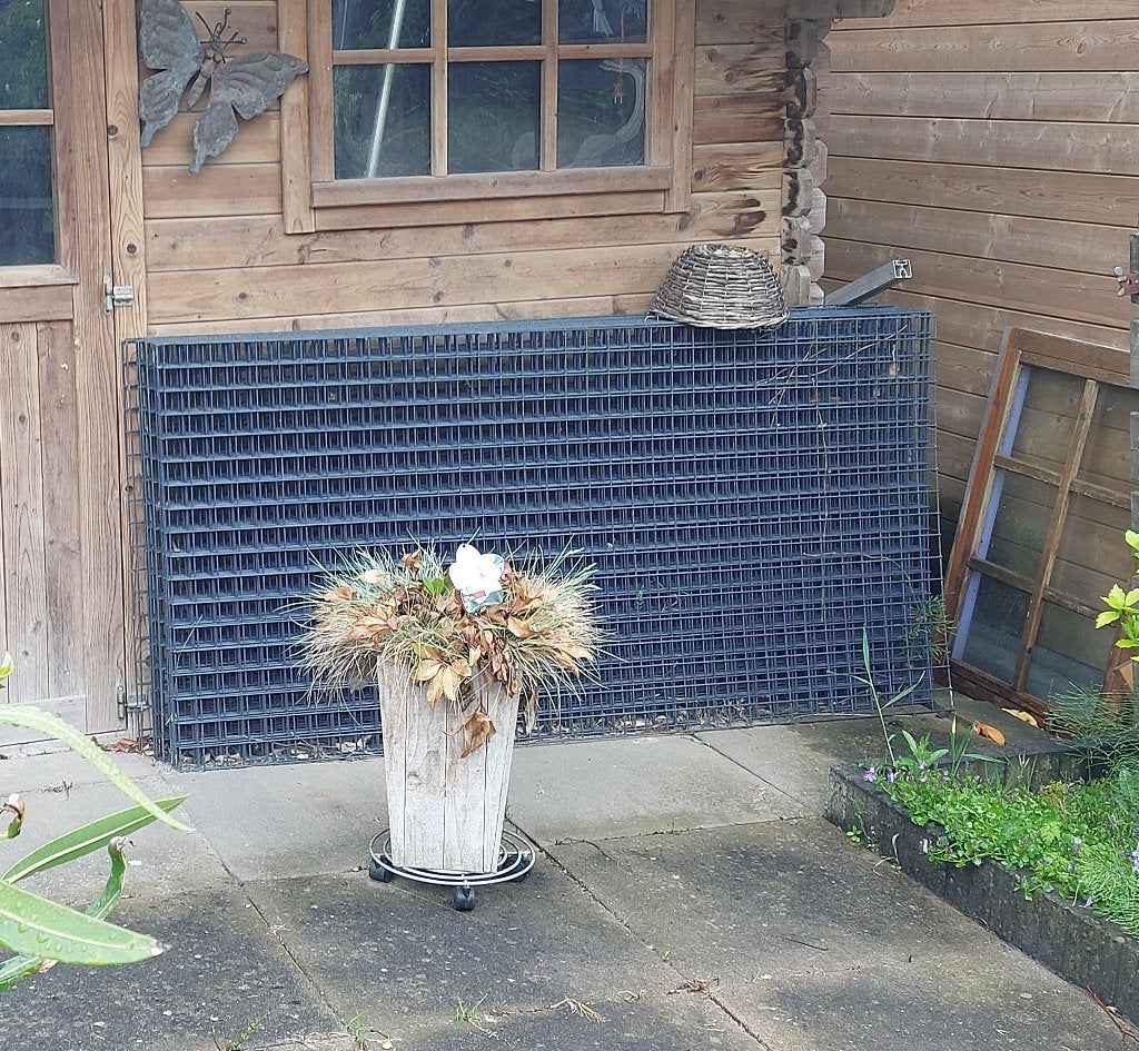 Gaasrek  90x180 cm  verzinkt staal met grijze PVC coating, Tuin en Terras, Ophalen, Nieuw, Minder dan 10 meter, Raster
