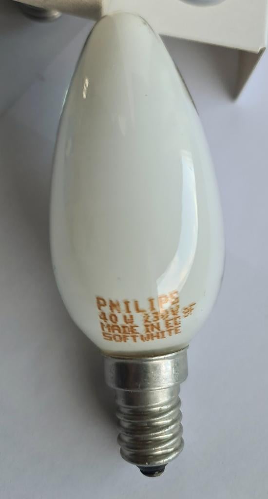 Philips 40W E14 Soft White Gloeilamp, Led-lamp, Minder dan 30 watt, E14 (klein), Nieuw