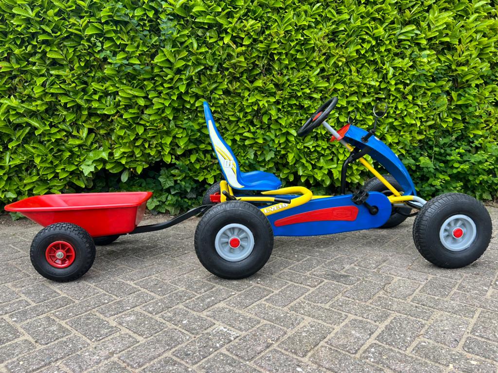 Berg skelter met Berg aanhanger, Kinderen en Baby's, Speelgoed | Buiten | Skelters, Ophalen, Berg, Met kar of aanhanger