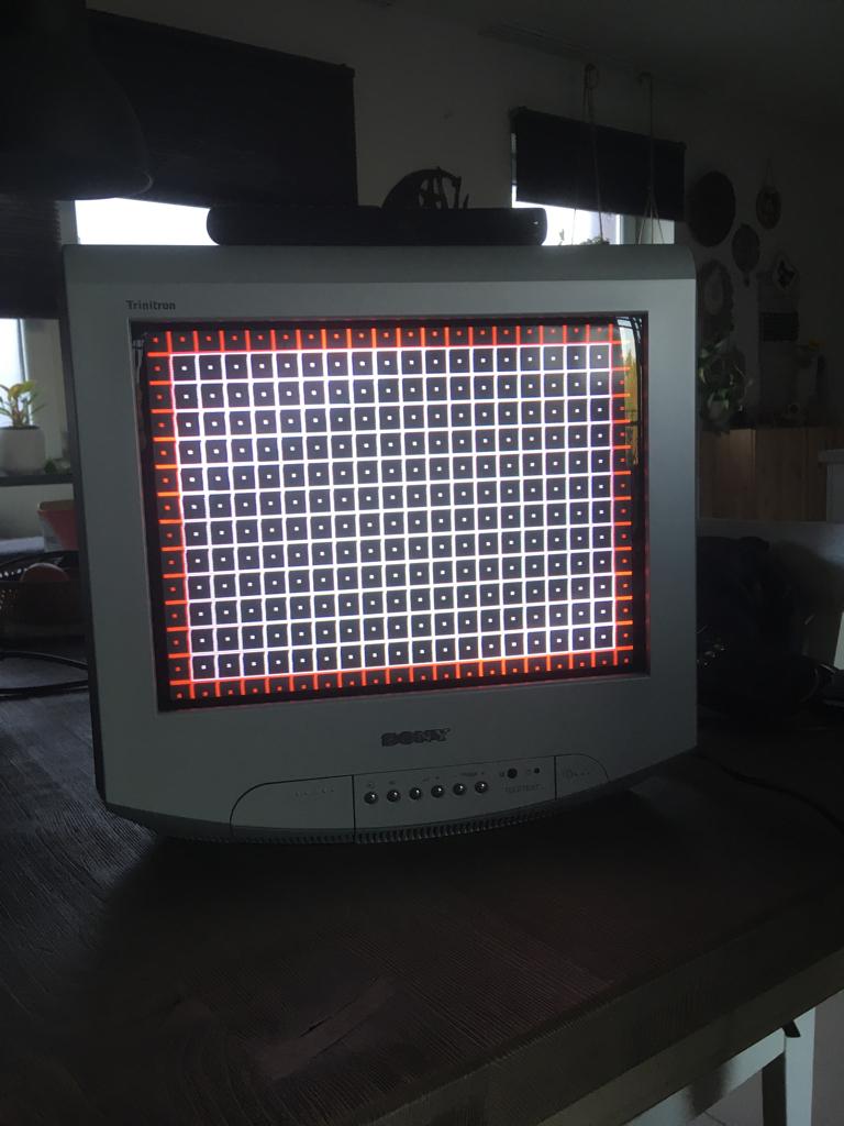 Sony Trinitron 14” CRT TV, Ophalen, Zo goed als nieuw, Minder dan 40 cm, Sony