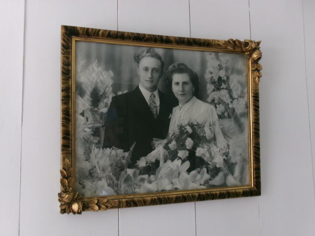 Schitterende grote antieke jaren 30 Franse houten fotolijst, Antiek en Kunst, Ophalen of Verzenden