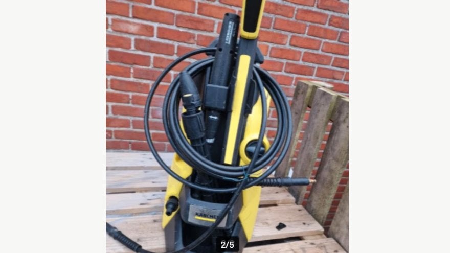 hoogedrukreiniger  karcher  k 4 power control/rioolrat, Ophalen, Gebruikt, Kärcher, Met regelbare waterdruk
