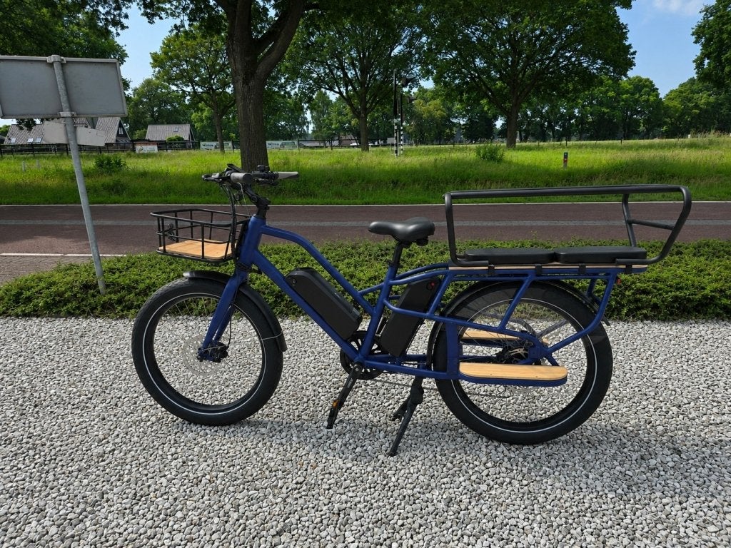 Longtail Ebike elektrische fiets cargobike duofiets