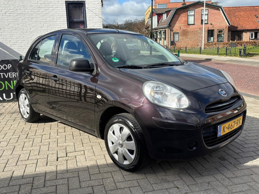 Nissan Micra 1.2 Acenta | 5drs | airco | nieuwe apk | leuke, Auto's, Nissan, Voorwielaandrijving, Euro 5, Gebruikt, 31 €/maand