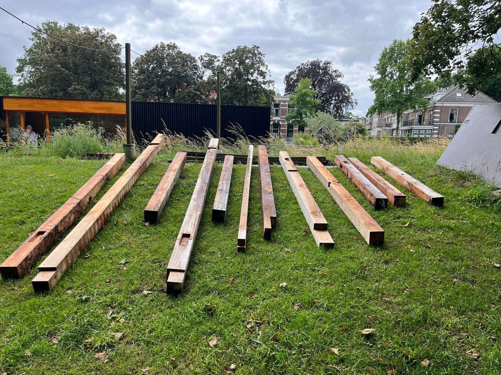 Douglas palen., Ophalen, Zo goed als nieuw, 250 cm of meer, Palen
