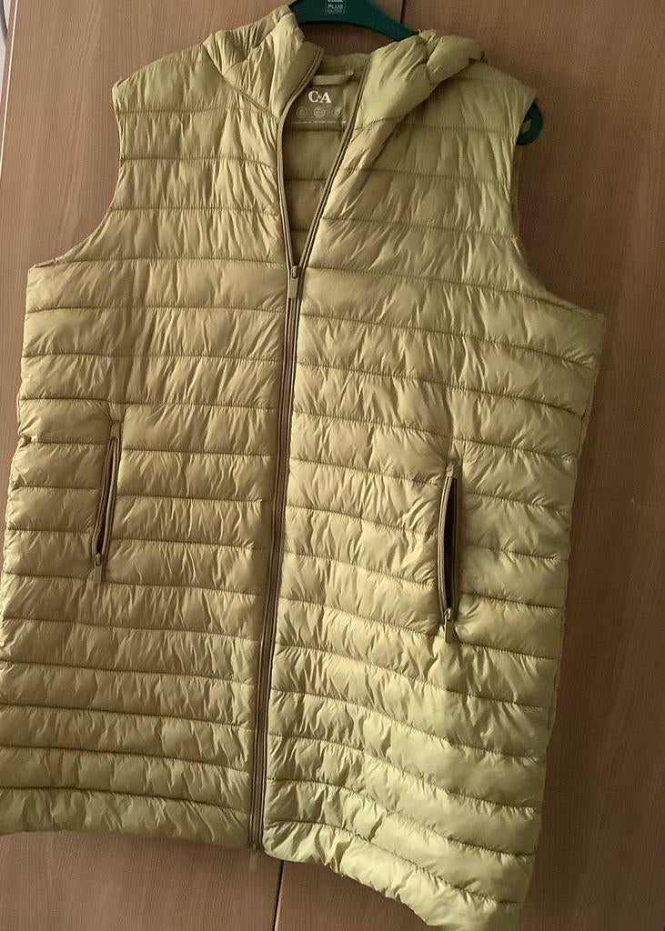 Bodywarmer. lang,    mt 50.    nieuw., Kleding | Dames, Bodywarmers, Verzenden, Nieuw, Maat 46/48 (XL) of groter, Groen