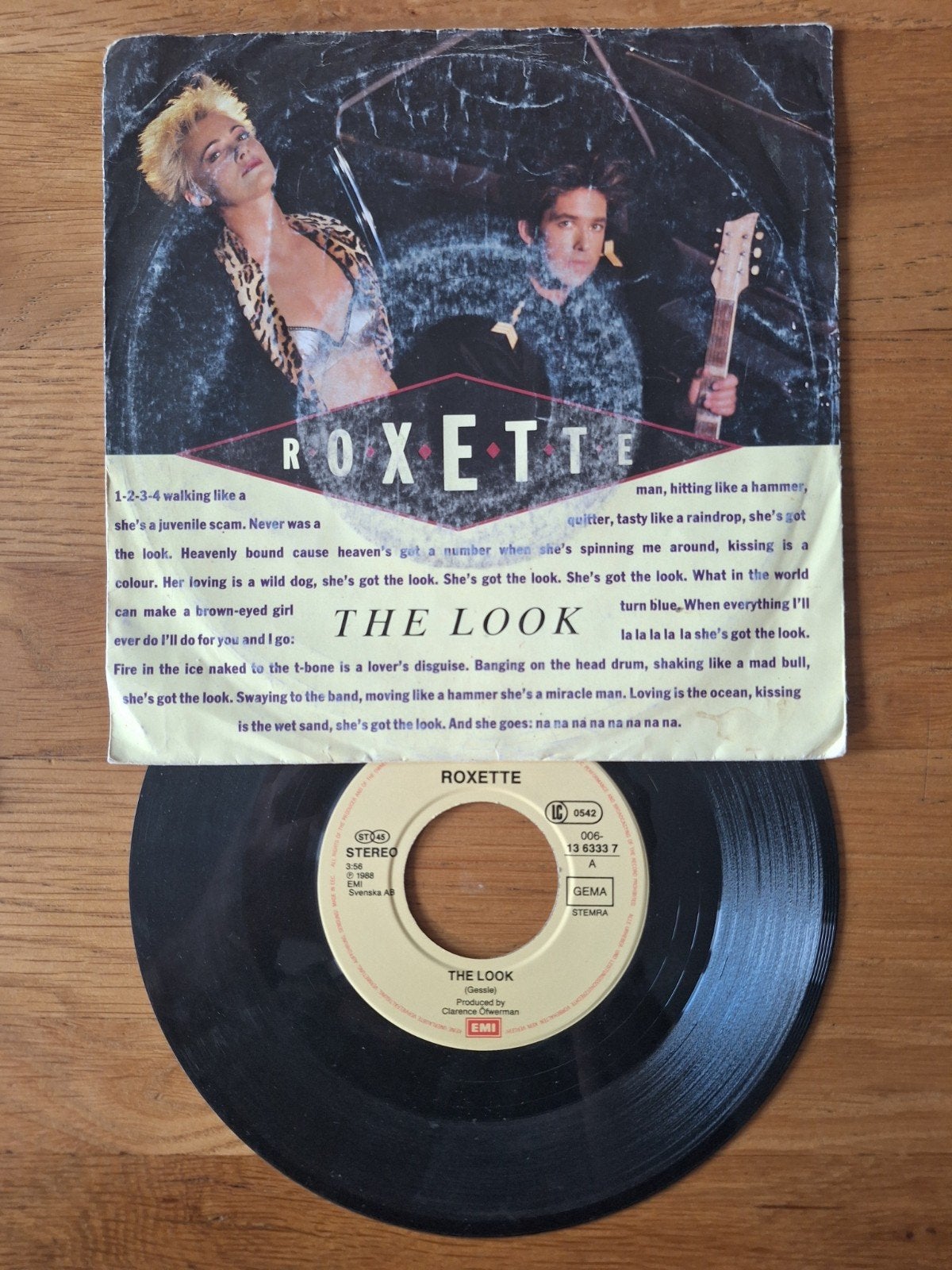 Roxette - The Look (Single, 7 inch), Cd's en Dvd's, Vinyl Singles, Gebruikt, Pop, Ophalen of Verzenden
