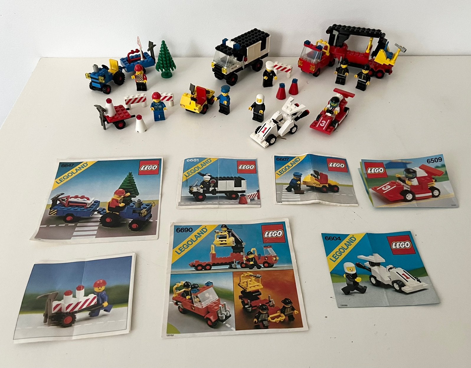 Legoland 7 sets 6647 6681 6690 6607 6604 6606 6509, Compleet, Gebruikt, Lego, Ophalen of Verzenden