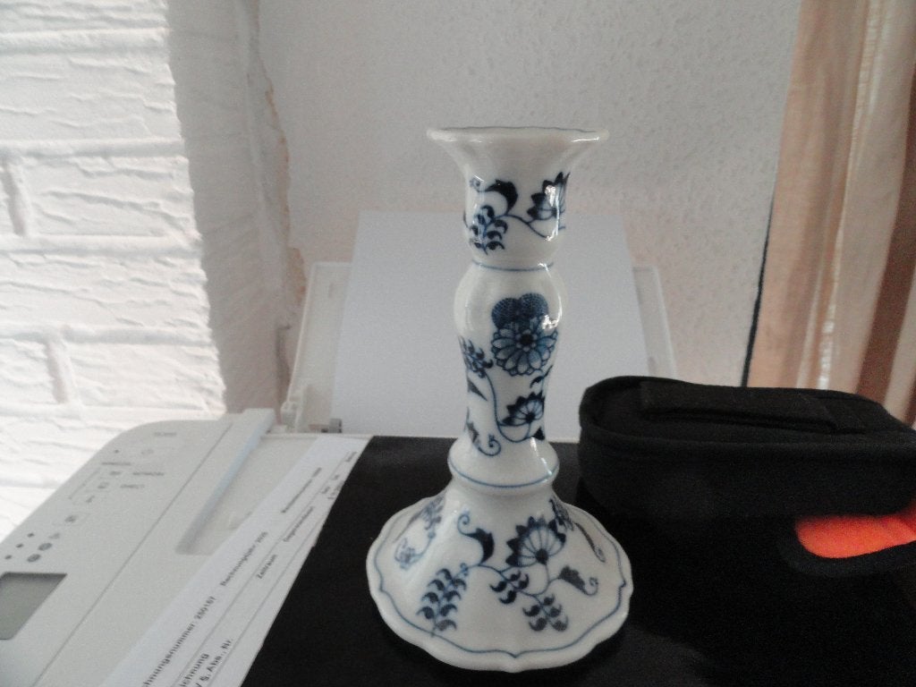 kandelaar, Gebruikt, Ophalen of Verzenden, 25 cm, Wit