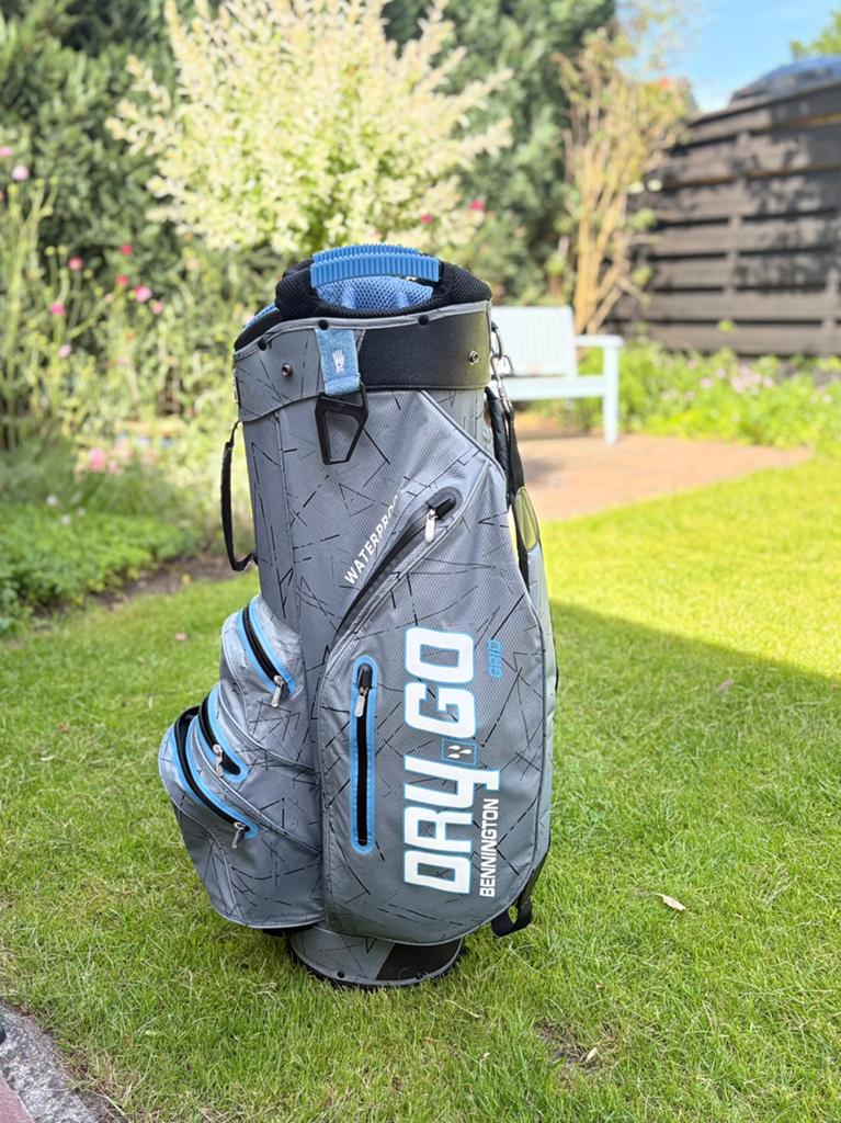 Golftas Bennington DRY GO bag en Mizuno K1-LO draagtas, Ophalen, Gebruikt, Tas, Overige merken