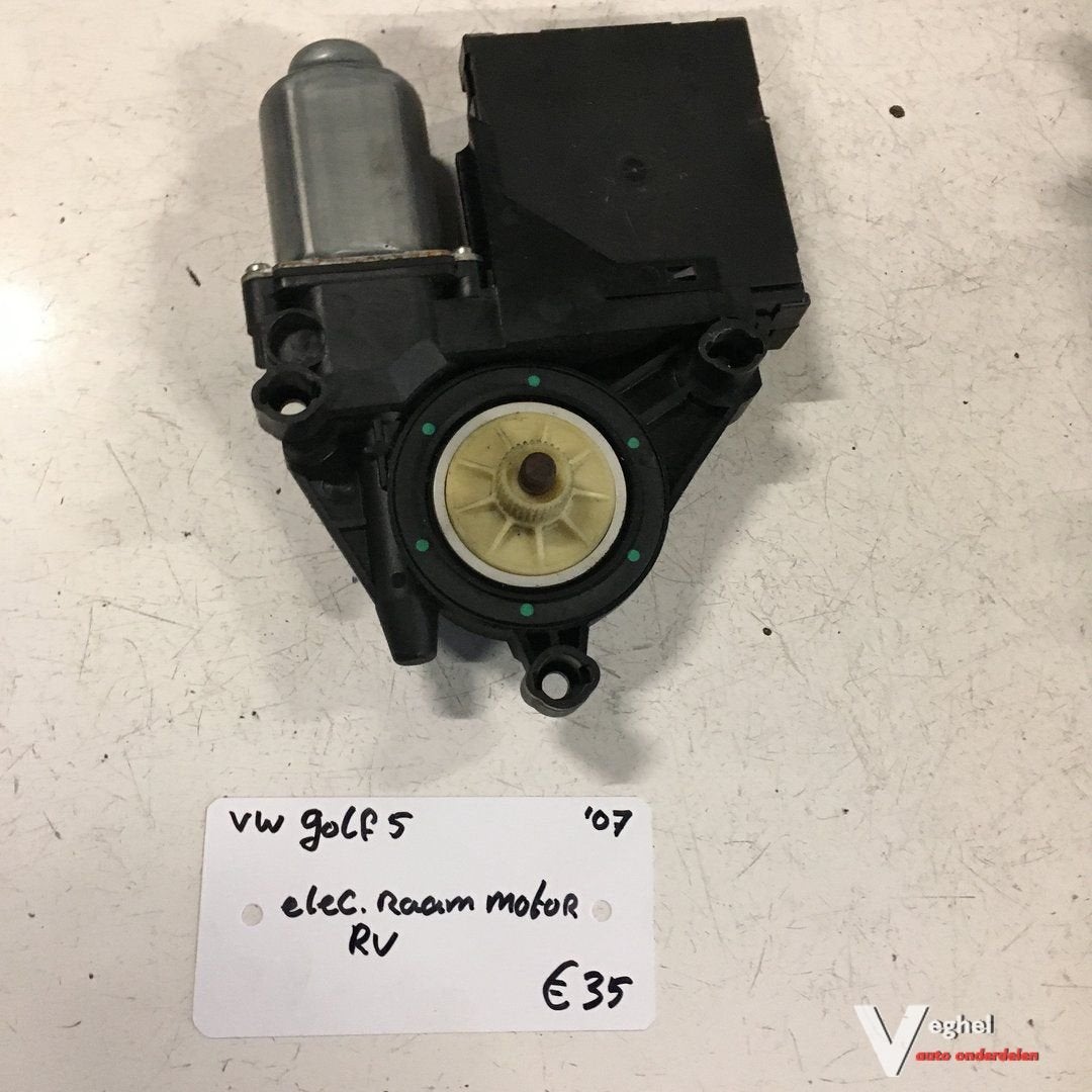 Vw Golf 5  2007   Raammotor Rechtsvoor, Gebruikt, -, -, Ophalen of Verzenden