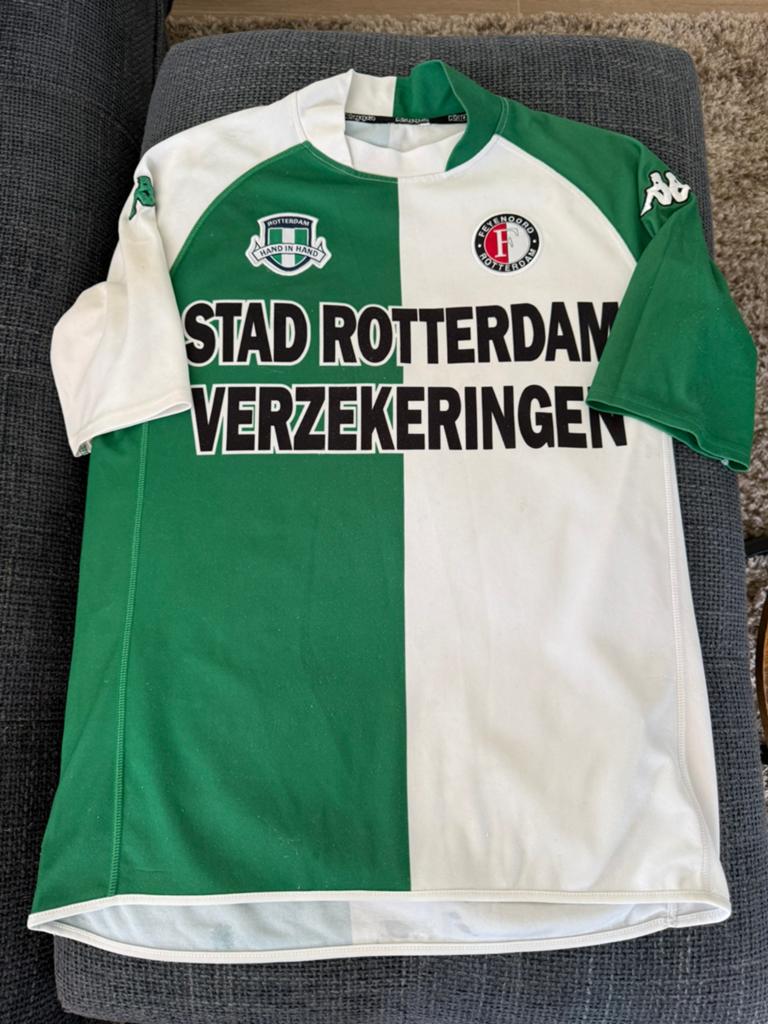 Feyenoord uitshirt 2003/2004, Maat M, Ophalen of Verzenden, Zo goed als nieuw, Shirt