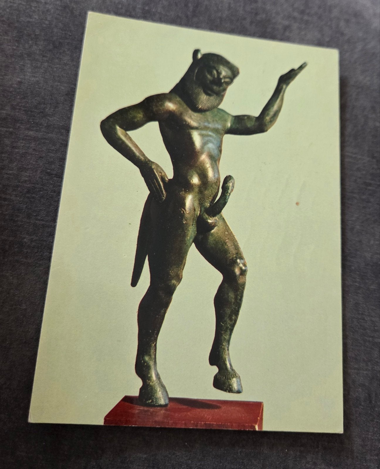 Satyr uit de Karapanos collectie - Athene, Verzenden, 1960 tot 1980, Gelopen, Overig Europa