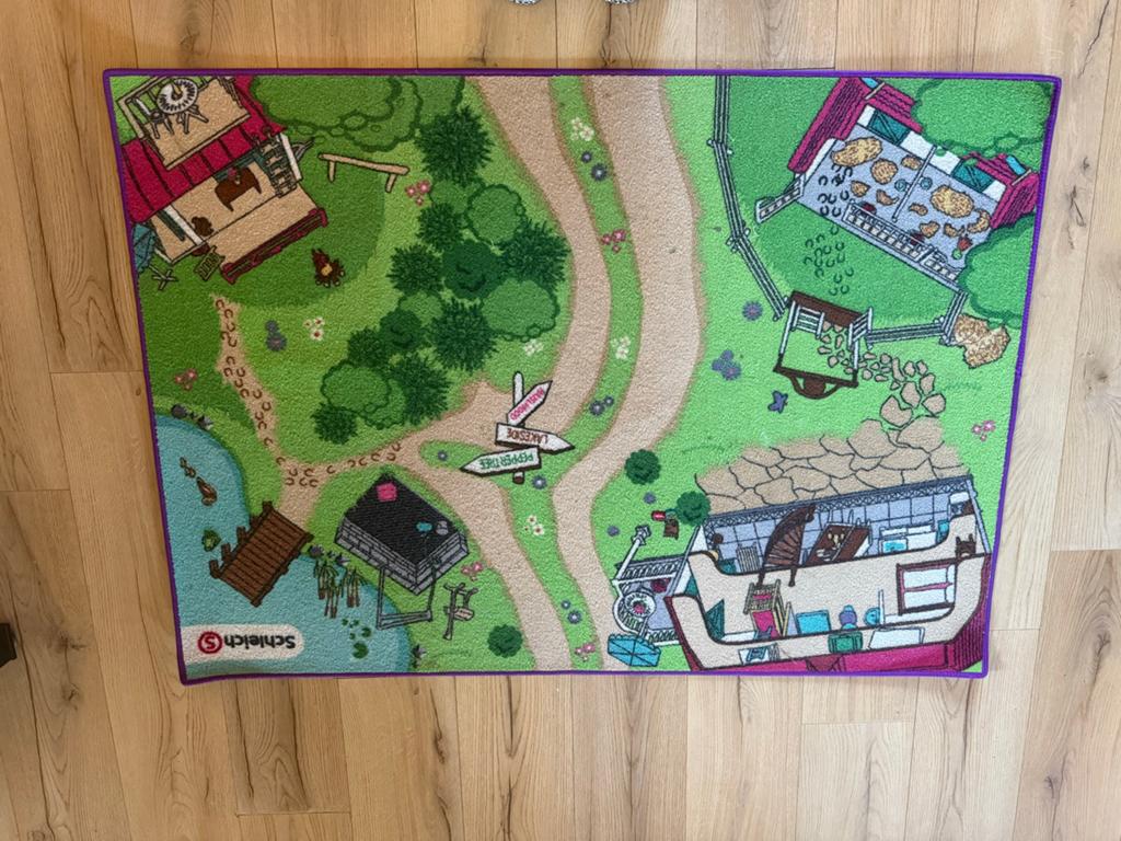 Schleich Vloerkleed Manege Speelkleed Paardenwereld, Ophalen, Gebruikt, Jongen of Meisje