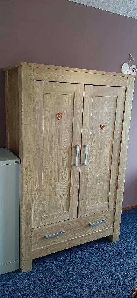 TWF babykamer: commode en kledingkast, Kinderen en Baby's, Kinderkamer | Commodes en Kasten, Ophalen, Gebruikt, 50 tot 70 cm, 105 cm of meer