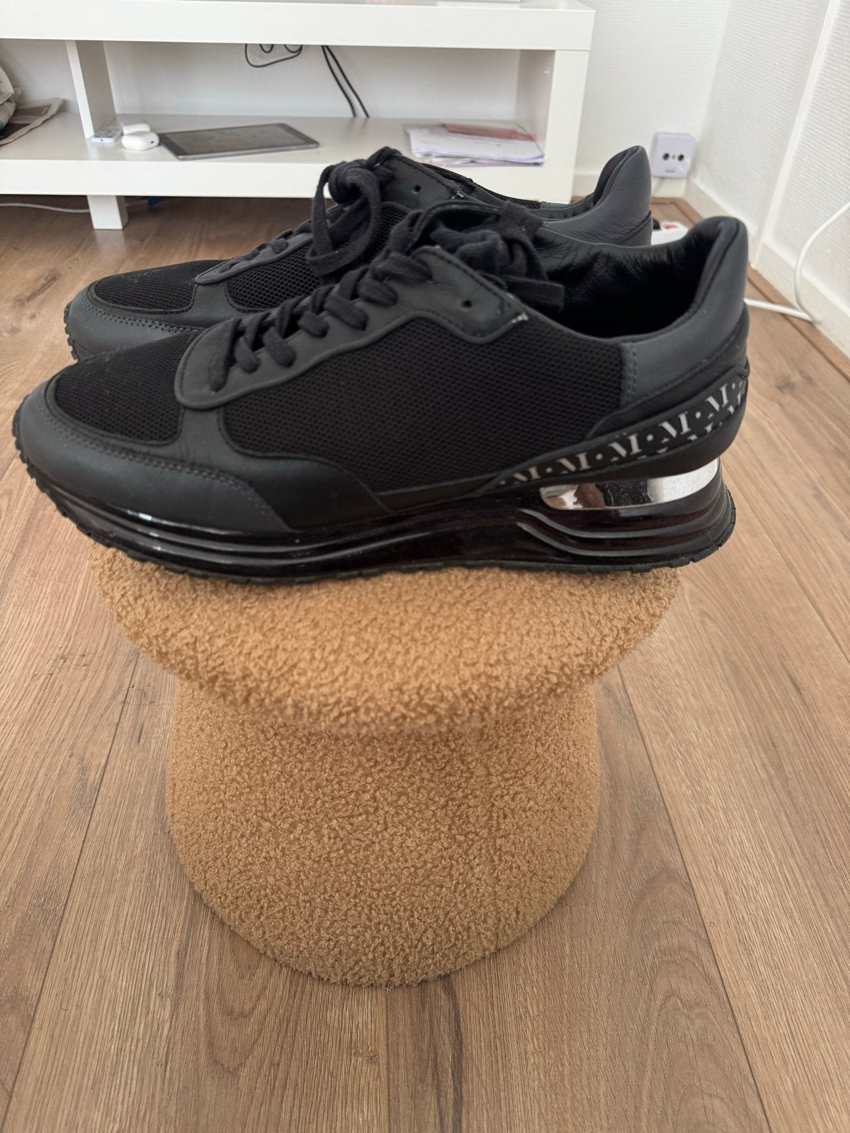 Mallet London Popham Sneakers Zwart, Kleding | Heren, Schoenen, Zwart, Ophalen of Verzenden, Sneakers of Gympen, Zo goed als nieuw