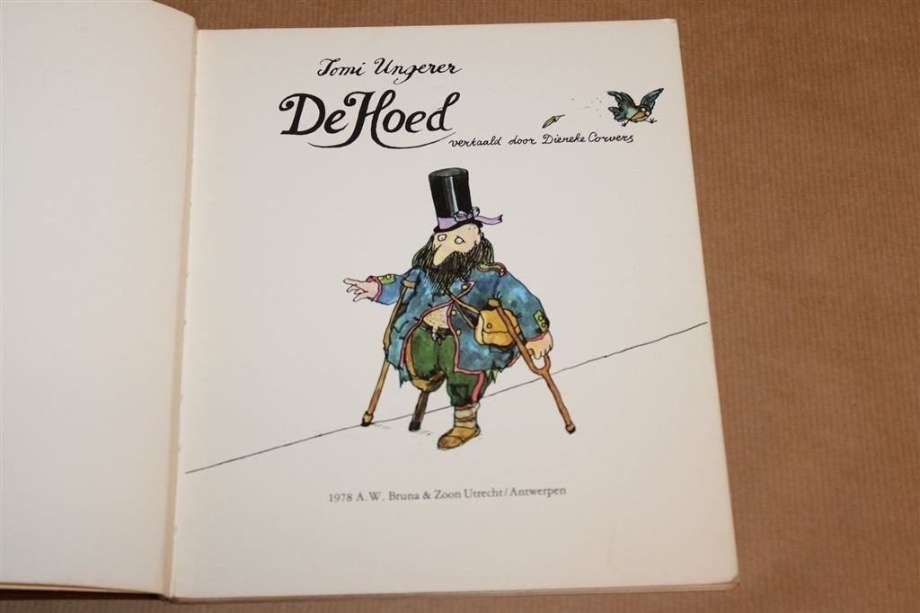 De Hoed — Tomi Ungerer, Prentenboek Bruna 1978, Boeken, Ophalen of Verzenden, Gelezen