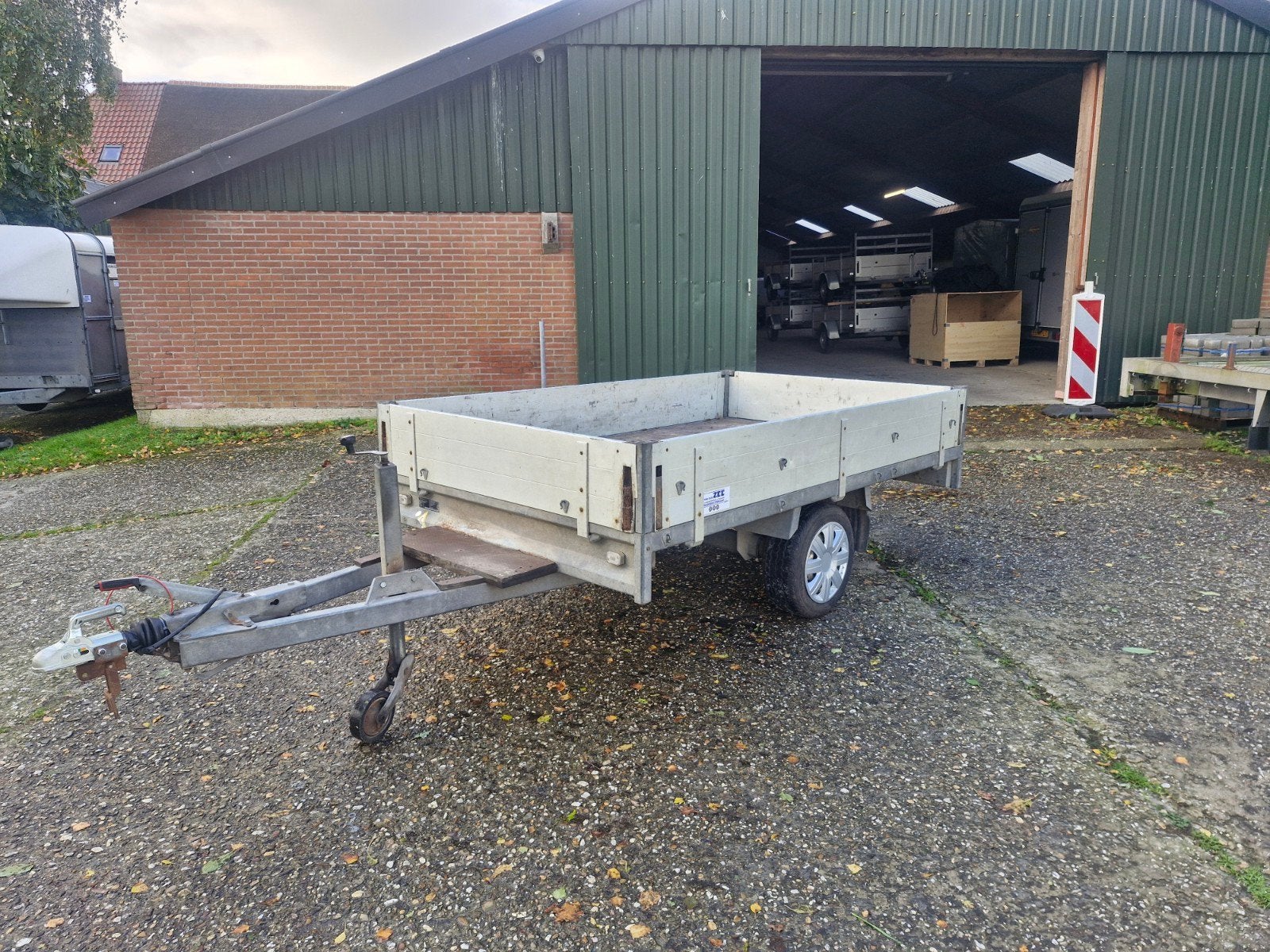 Anssems plateauwagen 1300kg, Ophalen, -, -, Gebruikt