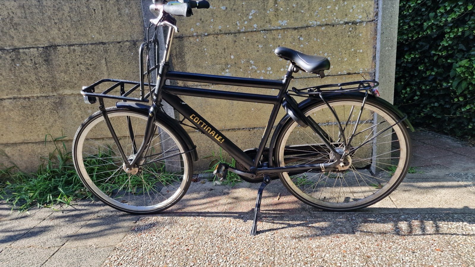Cortina U4 Transportfiets - Zwart, 7 versnellingen, Terugtraprem, Gebruikt, Versnellingen, 53 tot 57 cm