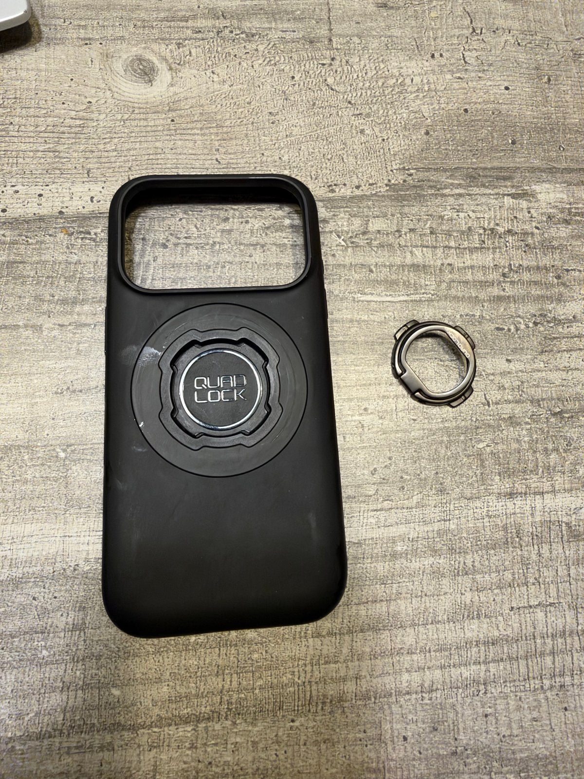 Quad Lock Hoesje voor iPhone 18 Pro - Zwart, Kunststof, Zwart, Quad Lock, Hoesje of Tasje