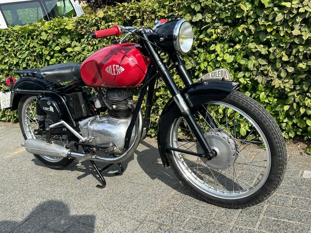 Gilera 150cc Sport -  1953 Klassieke Italiaanse Motorfiets, Motoren, Motoren | Oldtimers, Gebruikt, 11 kW of minder, Handgeschakeld