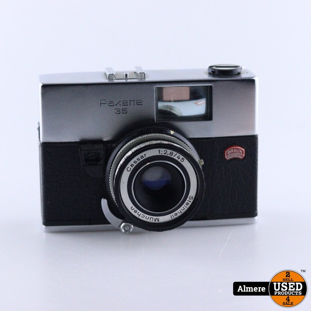 Braun Paxette 35 Vintage Camera, Braun, Gebruikt, https://www.braunhousehold.com/nl-nl/contact, Frankfurter StraÃŸe 145, 61476 Kronberg im Taunus, Duitsland