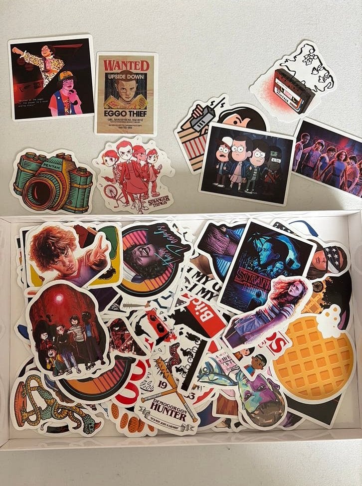 Stickerpakket strangers things, Ophalen of Verzenden
