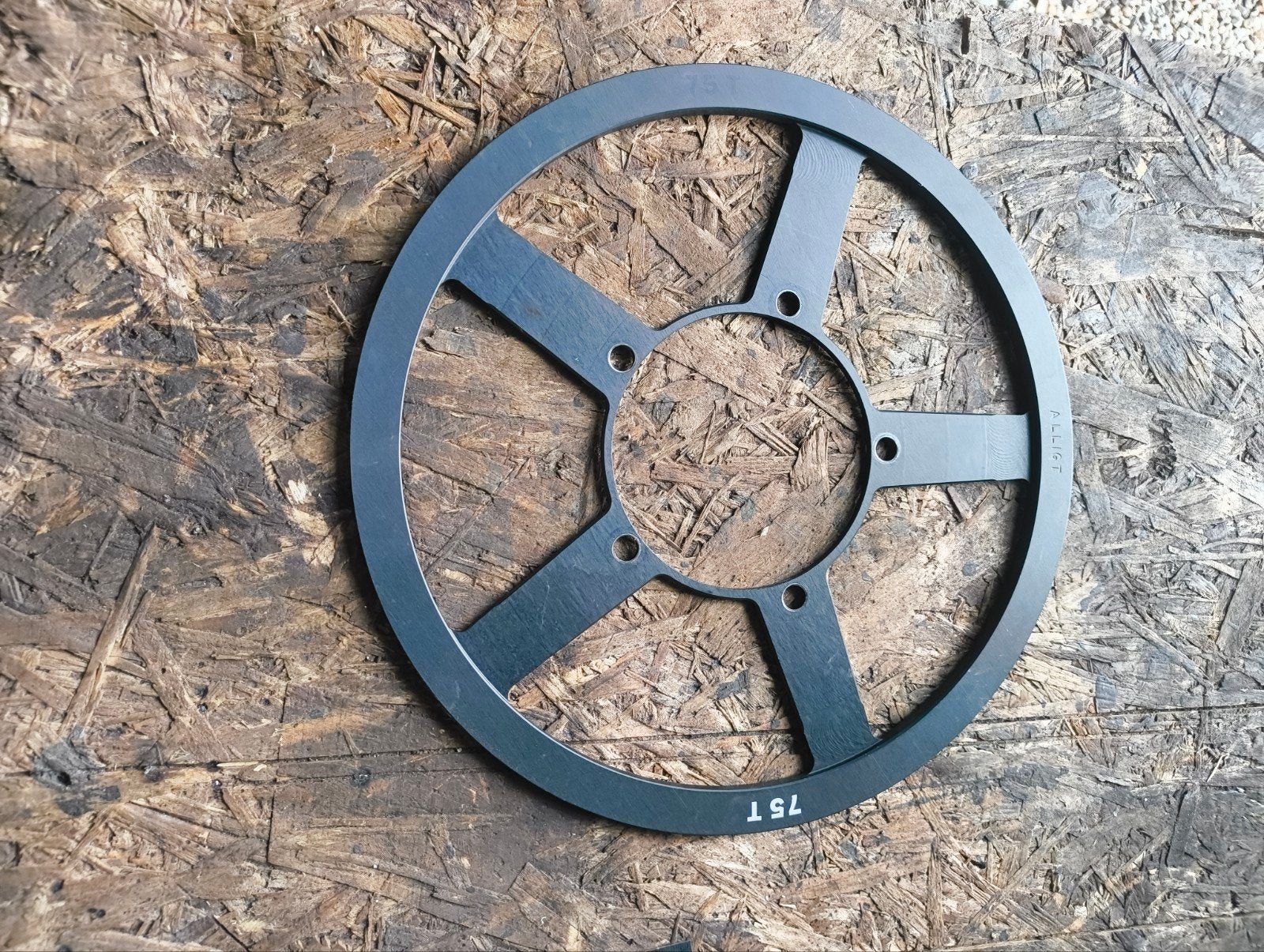 Alligt 75t kettingblad, Fietsen en Brommers, Ophalen of Verzenden, Aluminium