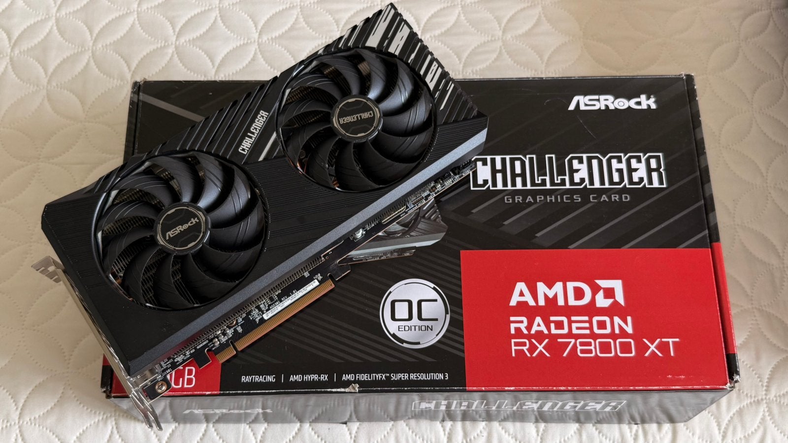 ASRock Radeon RX 7800 XT Challenger OC 16GB + garantie!, Computers en Software, Videokaarten, AMD, GDDR6, PCI-Express 4, HDMI