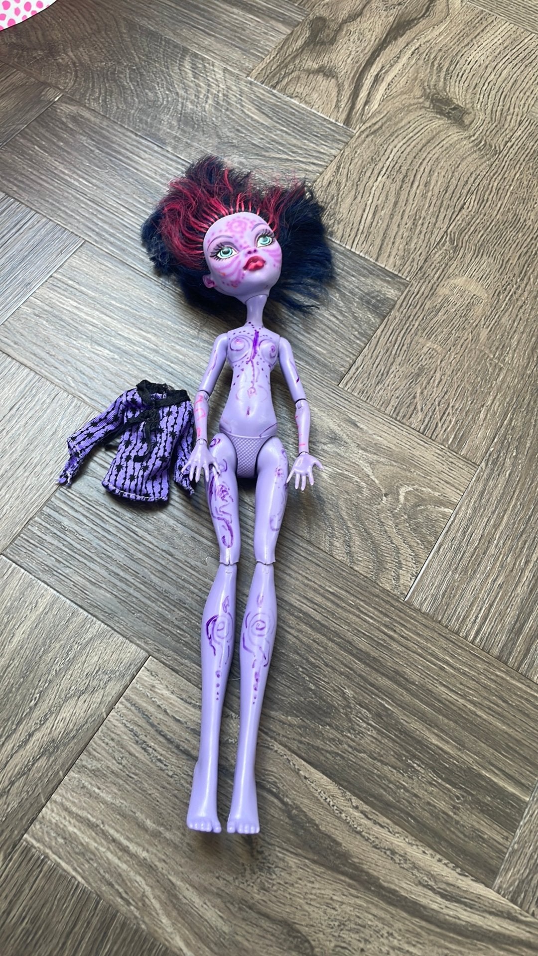 Monster high jane boolittle, Ophalen of Verzenden, Zo goed als nieuw, Pop