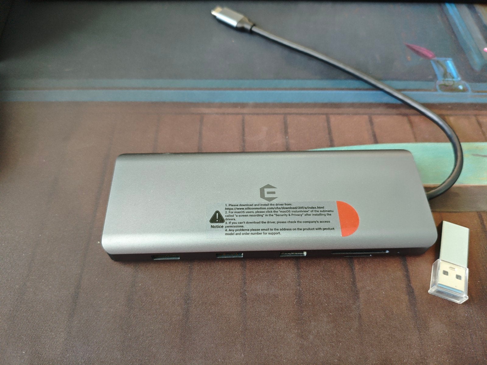 Universele USB-C Hub Pro HB020A Docking Station, Ophalen of Verzenden, Zo goed als nieuw