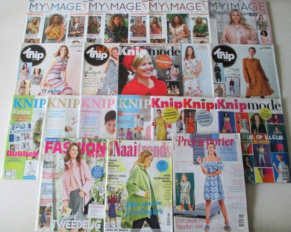 My Image,Knipmode,Knip bijlage,Diana,Naaitrends,Modebladen, Verzenden, Zo goed als nieuw, Vrouw, Knipmode